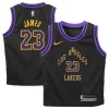 Accattivante LeBron James Los Angeles Lakers Nike Preschool 2023/24 Swingman Replica Jersey City Edition Black