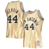Magnifico George Gervin San Antonio Spurs 75th Anniversary 1977/78 Hardwood Classics Swingman Jersey Gold