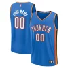 Versatile Resistente Oklahoma City Thunder Fast Break Custom Replica Jersey Icon Edition Blue