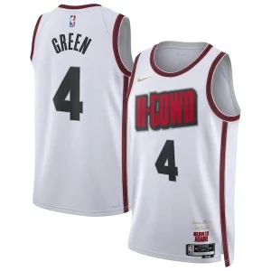 Resistente Classico Jalen Green Houston Rockets Nike Unisex 2024/25 Swingman Player Jersey City Edition White