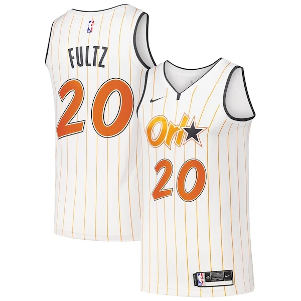 Incantevole Delizioso Markelle Fultz Orlando Magic Nike Swingman Player Jersey City Edition White