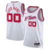 Sofisticato Delizioso Trendy Houston Rockets Nike Unisex 2023/24 Custom Swingman Jersey White City Edition