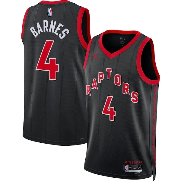 Stupendo Scottie Barnes Toronto Raptors Jordan Brand Unisex Swingman Jersey Statement Edition Black