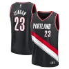 Attraente Stupendo Donovan Clingan Portland Trail Blazers 2024 NBA Draft Fast Break Player Jersey Icon Edition Black