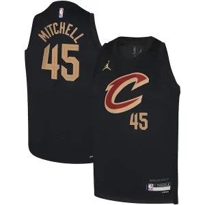 Incantevole Resistente Delizioso Donovan Mitchell Cleveland Cavaliers Jordan Brand Youth Swingman Jersey Statement Black