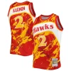 Elegante Carino Stacey Augmon Atlanta Hawks 1991/92 Hardwood Classics Marble Swingman Jersey Red