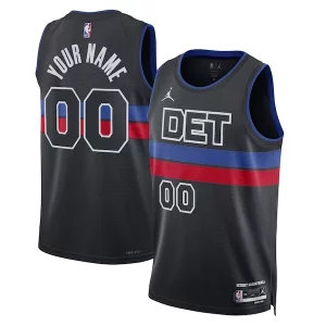 Carino Detroit Pistons Jordan Brand Unisex 2022/23 Swingman Custom Jersey Statement Edition Blue