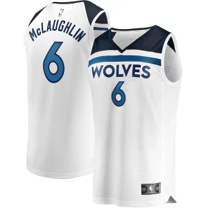 Elegante Jordan McLaughlin Minnesota Timberwolves Youth Fast Break Replica Player Jersey Association Edition White
