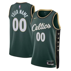 Fantastico Classico Boston Celtics Nike Unisex 2022/23 Swingman Custom Jersey City Edition Kelly Green
