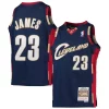 Pratico Ottimo Robusto LeBron James Cleveland Cavaliers Youth 2008 09 Hardwood Classics Swingman Jersey Navy