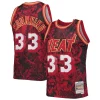 Sofisticato Eccezionale Fantastico Alonzo Mourning Miami Heat Hardwood Classics 1996/97 Lunar New Year Swingman Jersey Red