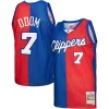 Cool Lamar Odom LA Clippers Hardwood Classics 2000/01 Split Swingman Jersey Royal/Red