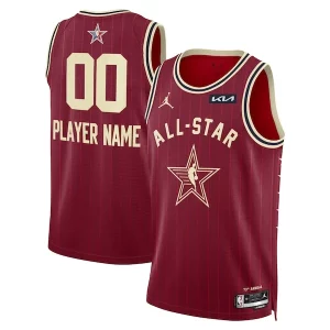 Accattivante Meraviglioso Jordan Brand Unisex 2024 NBA All Star Game Swingman Custom Jersey Crimson