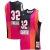 Fascinante Versatile Shaquille O'Neal Miami Heat 2005/06 Hardwood Classics Fadeaway Swingman Player Jersey Pink/Black