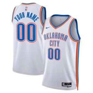 Moderno Oklahoma City Thunder Nike Unisex Swingman Custom Jersey White Association Edition