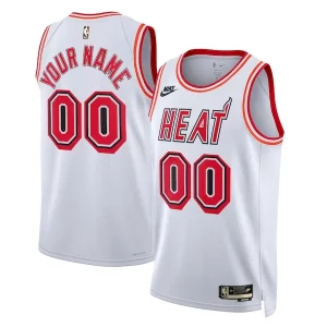 Sofisticato Miami Heat Nike Unisex 2022/23 Custom Swingman Jersey Classic Edition White