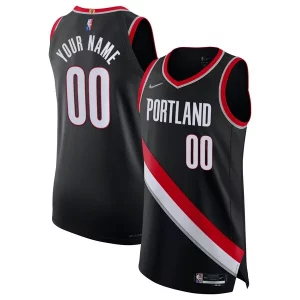 Lussuoso Raffinato Portland Trail Blazers Nike 2021/22 Diamond Authentic Custom Jersey Icon Edition Black