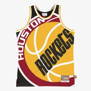 Comodo Houston Rockets Hardwood Classics Blown Out Fashion Jersey Black