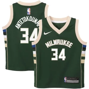 Splendido Resistente Bellissimo Giannis Antetokounmpo Milwaukee Bucks Nike Toddler Swingman Player Jersey Icon Edition Green