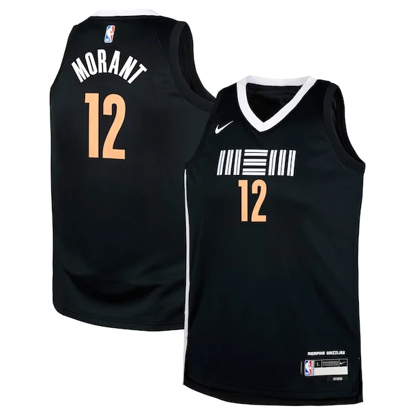 Prestigioso Ja Morant Memphis Grizzlies Nike Youth Swingman Replica Jersey City Edition Black