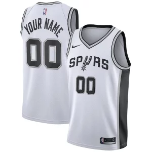 Resistente Lussuoso Cool San Antonio Spurs Nike Custom Swingman Jersey White Association Edition