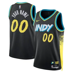 Fantastico Gorgeous Duraturo Indiana Pacers Nike Unisex 2023/24 Custom Swingman Jersey Black City Edition