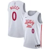 Meraviglioso Tyrese Maxey Philadelphia 76ers Nike Unisex 2022/23 Swingman Jersey City Edition White