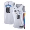 Prestigioso Brooklyn Nets Nike Unisex 2022/23 Swingman Custom Jersey City Edition White