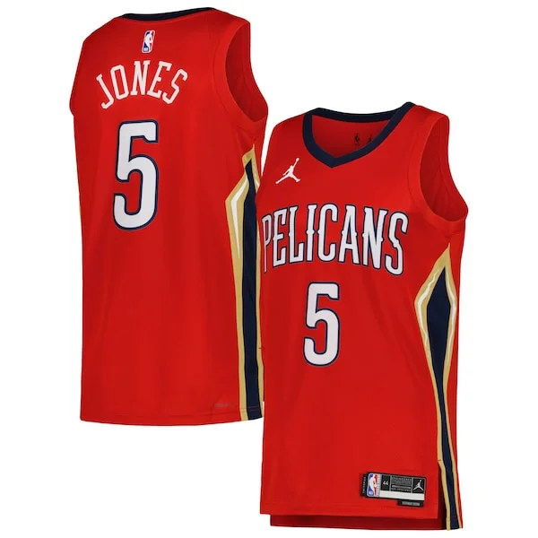 Moderno Bellissimo Eccezionale Herbert Jones New Orleans Pelicans Jordan Brand Unisex Swingman Jersey Statement Edition Red