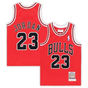 Robusto Michael Jordan Chicago Bulls Preschool 1997/98 Hardwood Classics Authentic Jersey Red/Black/White