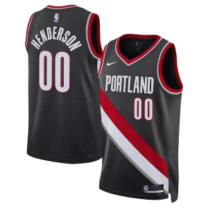 Bellissimo Cool Elegante Scoot Henderson Portland Trail Blazers Nike Unisex 2023 NBA Draft Swingman Jersey Icon Edition Black