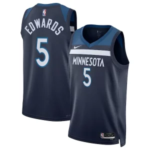 Accattivante Anthony Edwards Minnesota Timberwolves Nike Unisex Swingman Replica Jersey Icon Edition Navy