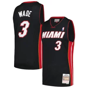 Carino Ottimo Dwyane Wade Miami Heat 2012/13 Hardwood Classics Swingman Jersey Black