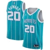 Eccezionale Prestigioso Gordon Hayward Charlotte Hornets Jordan Brand Unisex Swingman Jersey Icon Edition Teal