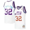 Pratico Karl Malone Utah Jazz 1991/92 Hardwood Classics Reload 3.0 Swingman Jersey White