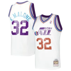 Pratico Karl Malone Utah Jazz 1991/92 Hardwood Classics Reload 3.0 Swingman Jersey White