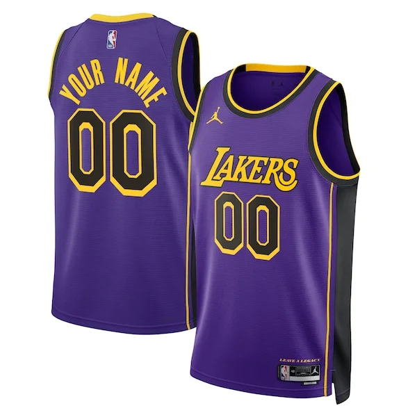 Stupendo Los Angeles Lakers Jordan Brand Unisex 2022/23 Swingman Custom Jersey Statement Edition Purple