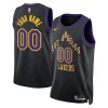 Meraviglioso Cool Lussuoso Los Angeles Lakers Nike Unisex 2023/24 Custom Swingman Jersey Black City Edition