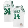Moderno Eccezionale Paul Pierce Boston Celtics Hardwood Classics Swingman Jersey White/Kelly Green