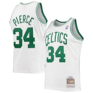 Moderno Eccezionale Paul Pierce Boston Celtics Hardwood Classics Swingman Jersey White/Kelly Green