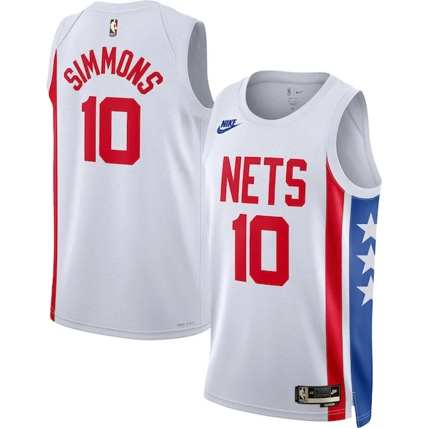 Resistente Ben Simmons Brooklyn Nets Nike Swingman Jersey Classic Edition White