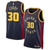 Carino Stephen Curry Golden State Warriors Nike Unisex 2024/25 Swingman Player Jersey City Edition Navy