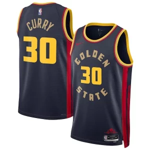 Carino Stephen Curry Golden State Warriors Nike Unisex 2024/25 Swingman Player Jersey City Edition Navy