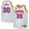 Trendy Stephen Curry Golden State Warriors Nike Youth 2024/25 Swingman Jersey White Classic Edition