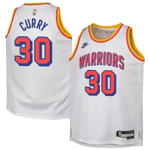 Trendy Stephen Curry Golden State Warriors Nike Youth 2024/25 Swingman Jersey White Classic Edition