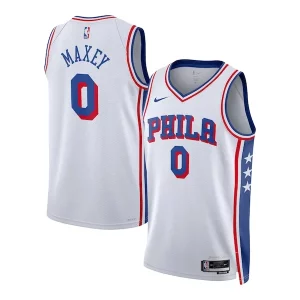 Delizioso Robusto Tyrese Maxey Philadelphia 76ers Nike Unisex Swingman Jersey Association Edition White