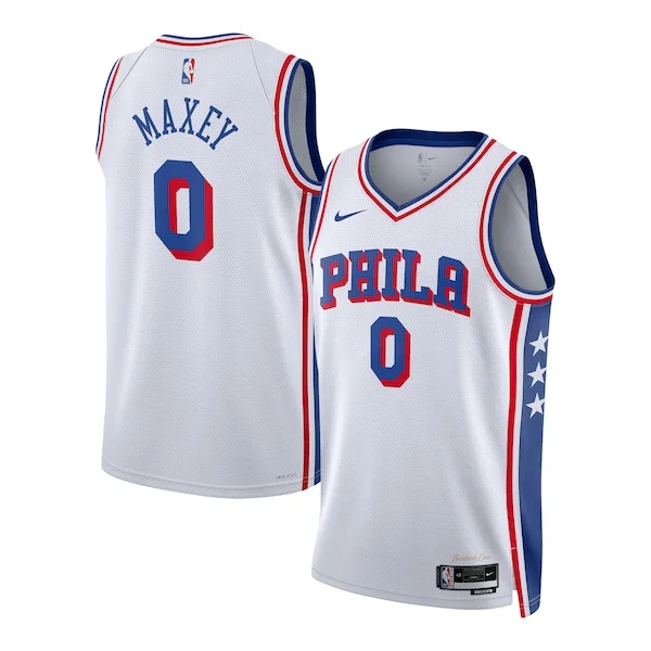 Delizioso Robusto Tyrese Maxey Philadelphia 76ers Nike Unisex Swingman Jersey Association Edition White
