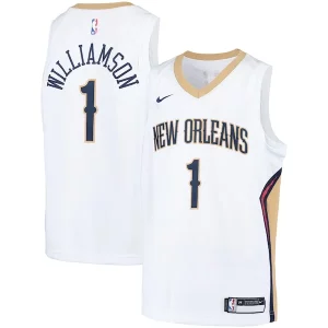 Splendido Zion Williamson New Orleans Pelicans Nike Youth Swingman Player Jersey Association Edition White/Navy