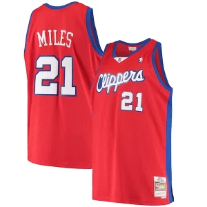 Gorgeous Darius Miles LA Clippers Hardwood Classics Swingman Jersey Red