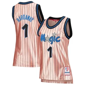 Cool Trendy Penny Hardaway Orlando Magic Women's 75th Anniversary Rose Gold 1993 Swingman Jersey Pink